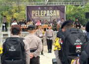 Gelaran Apel Pergeseran Pasukan Pangamanan Pemilu 2024 di Kutai Timur