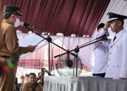 Bupati Kutim Lantik Riduansyah sebagai Kepala Desa Perhantian Antar Waktu Desa Sumber Agung