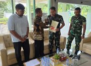 Kantor Pertanahan Kutai Timur Serahkan Sertipikat Aset TNI Kodim 0909/Kutim