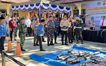 Polres Kutim Musnahkan Knalpot Brong, Miras, dan Narkoba Hasil Operasi Kepolisian