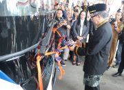 Pemkab Kutim Luncurkan Bus Transportasi Listrik Untuk Pelajar Di Sangatta Utara