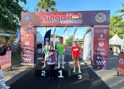 Atlet Kutim Sumbang Emas untuk Kaltim di Kejurnas Triathlon Seri 1