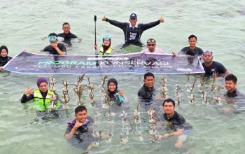 Dukung Wisata Bahari, PT KPP Mining dan PAMA Konservasi Terumbu Karang di Pulau Miang