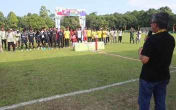 Bupati Ardiansyah Buka Turnamen Koperasi Sekurau Cup II, Ajak Junjung Tinggi Sportivitas