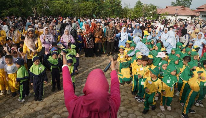 Ribuan Anak Meriahkan Peringatan Hari Anak Nasional 2026 di Sangatta Utara