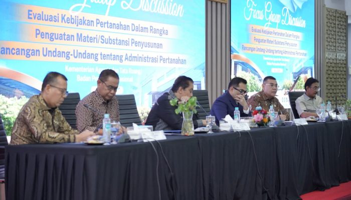 FGD Bersama Komisi II DPR RI, Wamen Ossy: RUU Administrasi Pertanahan untuk Wujudkan Sistem Pertanahan yang Lebih Baik