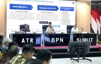 Pengarahan di Kanwil BPN Provinsi Sumatera Utara, Menteri Nusron Minta Jajaran Utamakan Kemudahan Layanan bagi Masyarakat