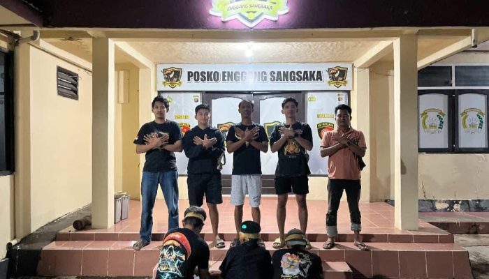 Polsek Sangkulirang Bongkar Peredaran Sabu di Sandaran, Tiga Orang Diamankan