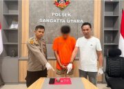 Polsek Sangatta Utara Amankan Terduga Pengedar Sabu, Tiga Paket Narkotika Disita
