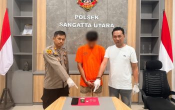 Polsek Sangatta Utara Amankan Terduga Pengedar Sabu, Tiga Paket Narkotika Disita