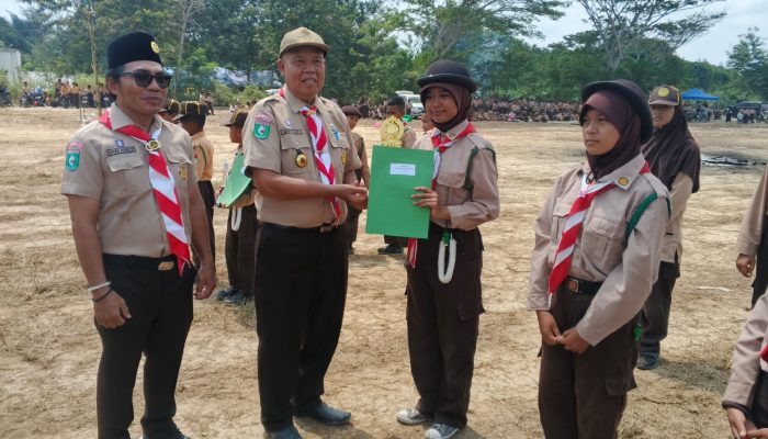 Perkemahan Lomba Pramuka Muara Bengkal 2026 Resmi Ditutup