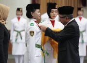 Empat Wakil Lolos Tingkat Provinsi, 36 Paskibraka Kutim Dikukuhkan
