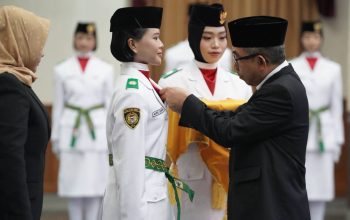 Empat Wakil Lolos Tingkat Provinsi, 36 Paskibraka Kutim Dikukuhkan