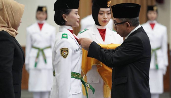Empat Wakil Lolos Tingkat Provinsi, 36 Paskibraka Kutim Dikukuhkan