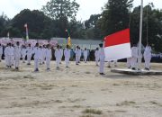 Merah Putih Berkibar di Muara Bengkal, Paskibra Tunaikan Tugas di HUT ke-81 RI